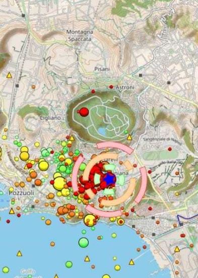 Sciame sismico Campi Flegrei