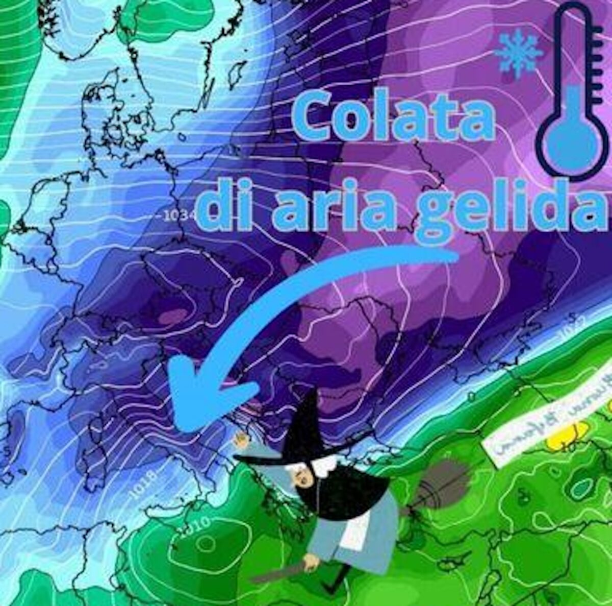 Meteo Italia, la befana porta il freddo nordico: pioggia e neve