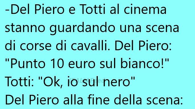 Del Piero E Totti Al Cinema Stanno Barzelletta