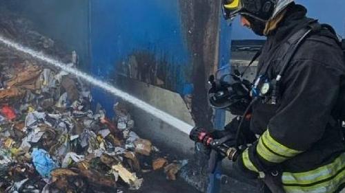 Incendio alla Lidl