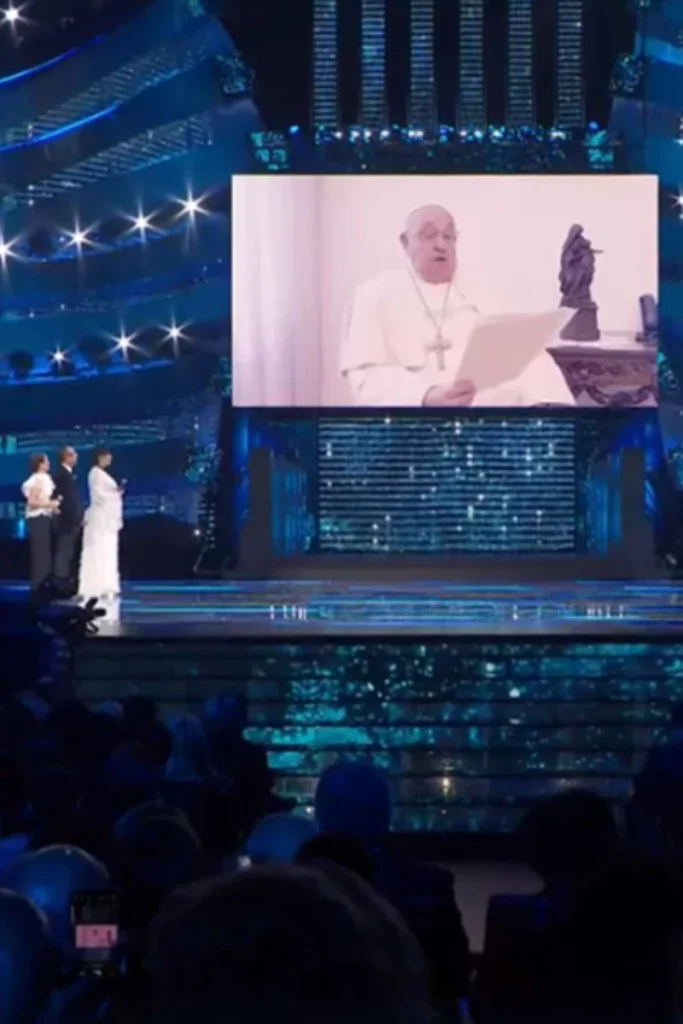 Papa Francesco interviene a Sanremo 2025