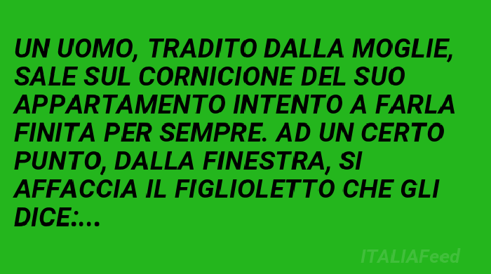 Uomo Tradito Barzelletta