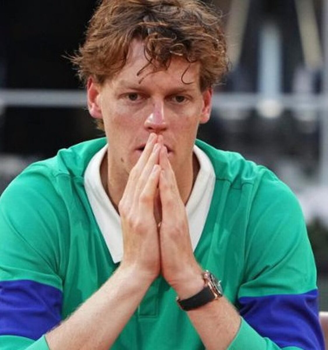 Jannik Sinner in azione