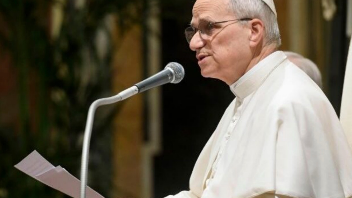 Papa Leone XIV durante un'udienza
