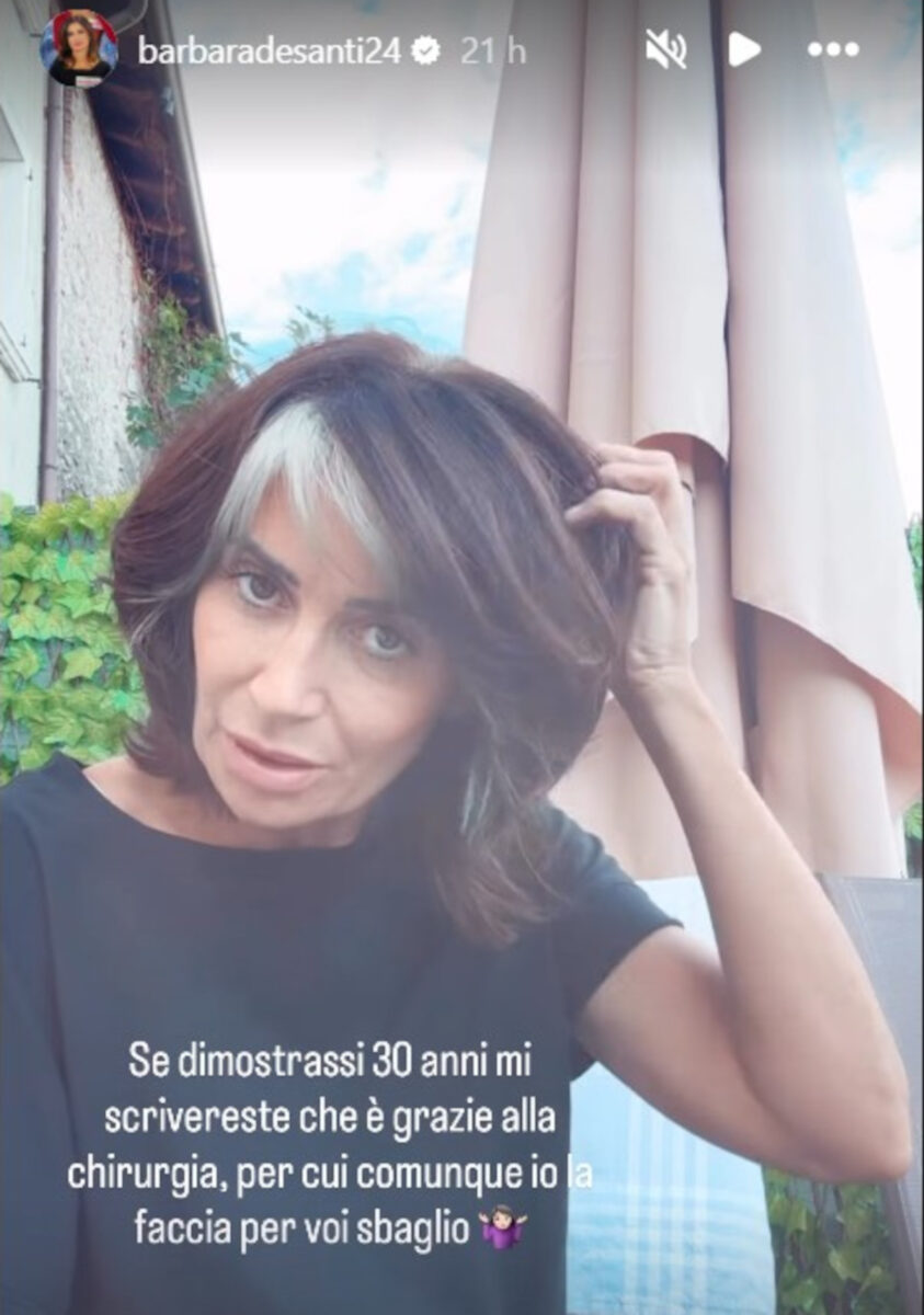 Barbara De Santi risponde alle critiche