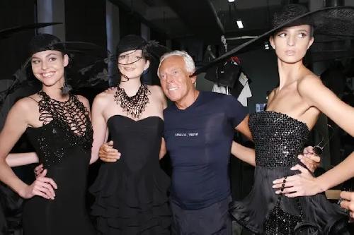 Collezione Armani in blu