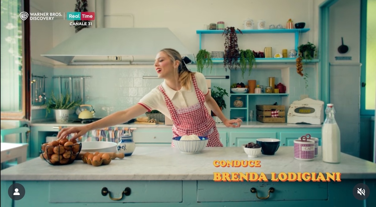 Benedetta Parodi in una vecchia edizione di Bake Off Italia