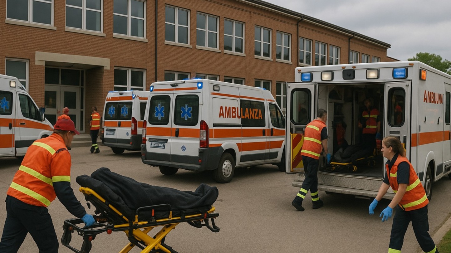 Italia, 25 studenti trasportati in ospedale: ecco cosa è successo