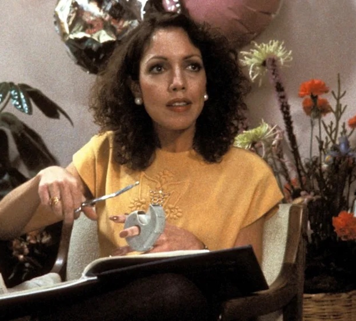 Maria O'Brien sul set