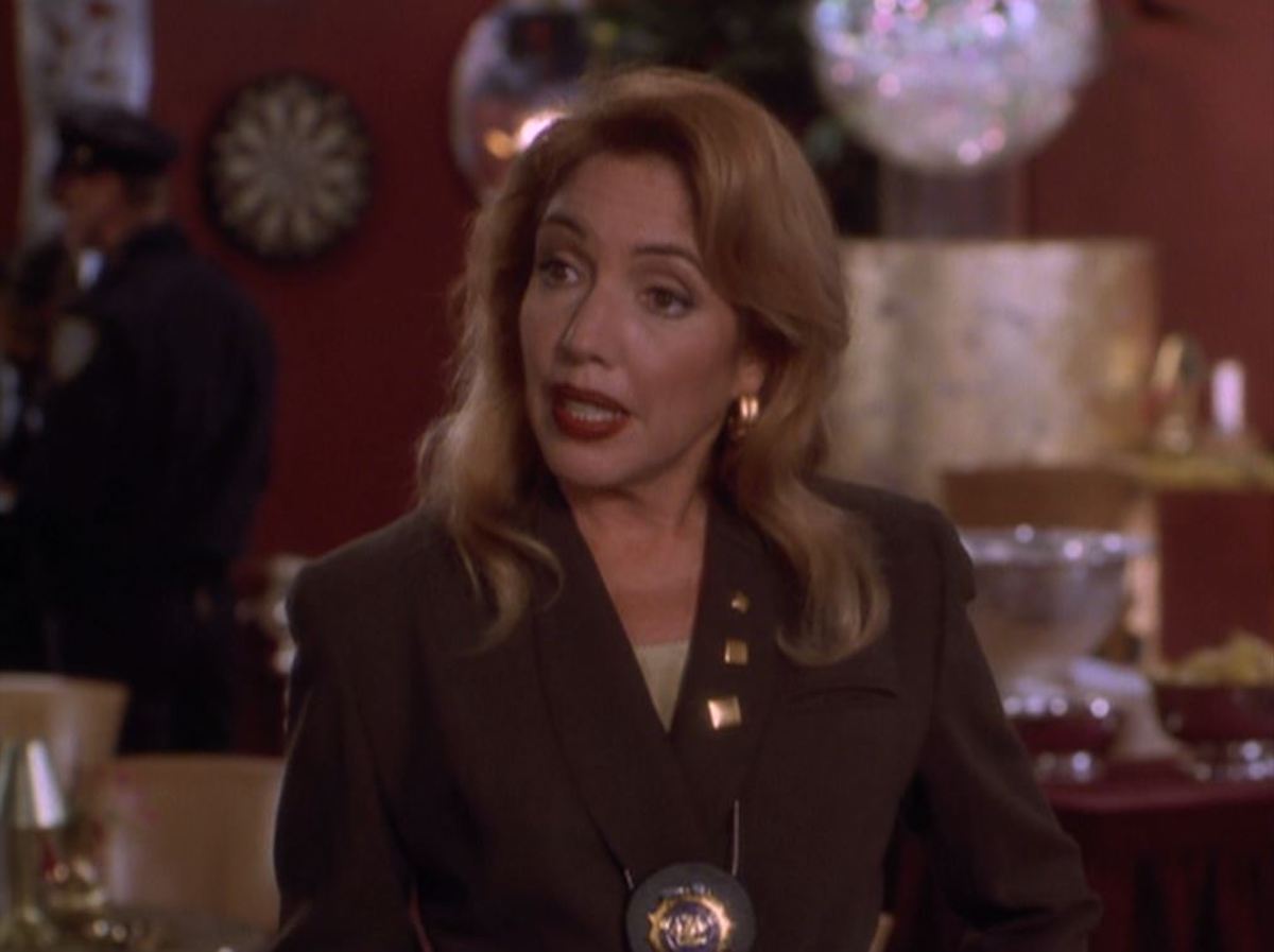 Maria O'Brien in un momento di pausa