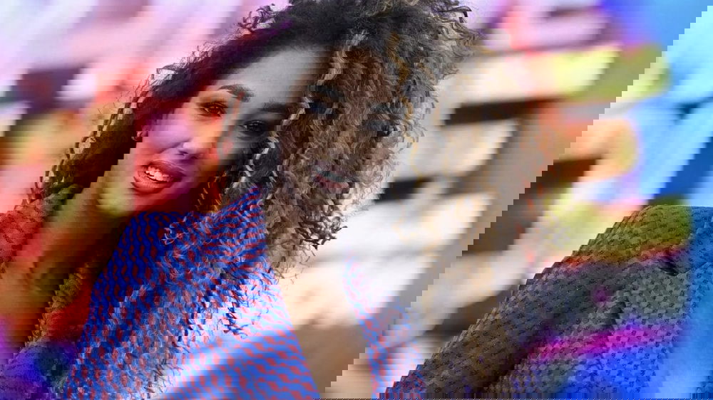 Samira Lui in La ruota della fortuna