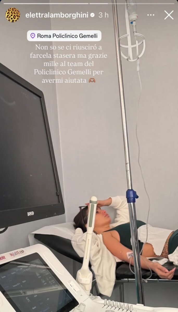 Elettra Lamborghini durante Canzonissima