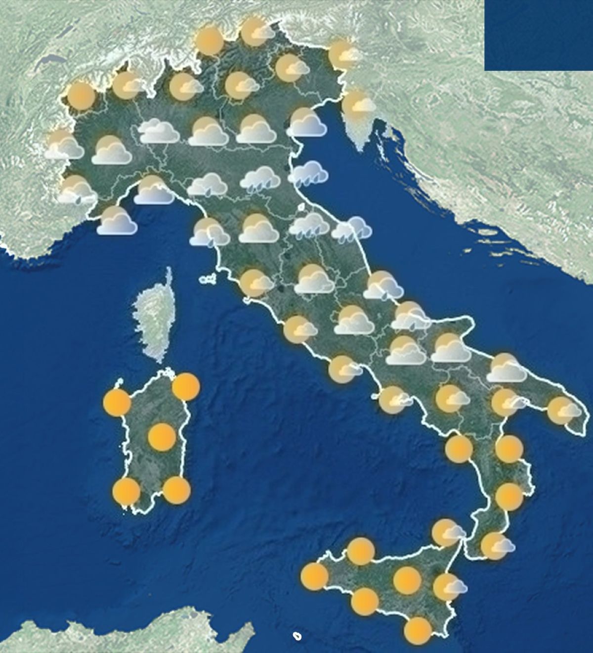 freddo temporali allerta meteo italia