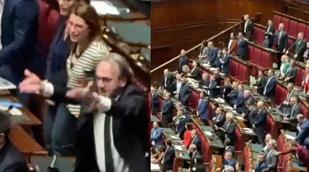 DL Sicurezza approvato alla Camera, polemica su Salvini durante l'inno in Aula