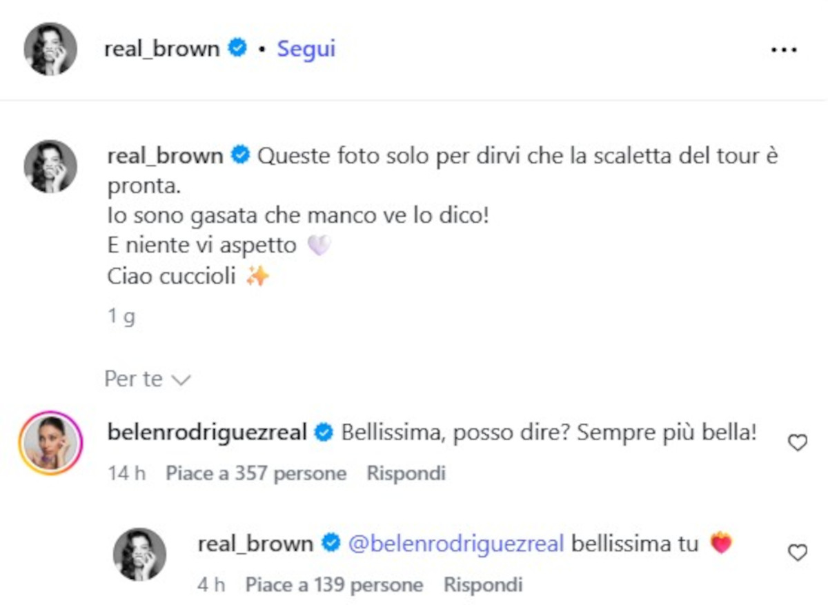 Commento Belen a Emma