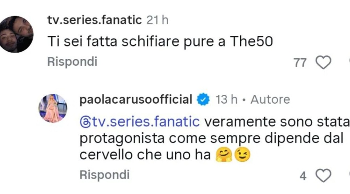 Paola Caruso a The 50