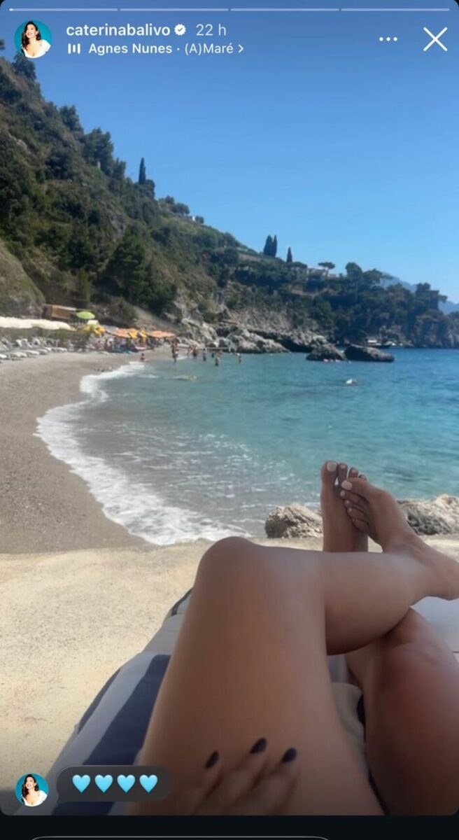Caterina Balivo in vacanza