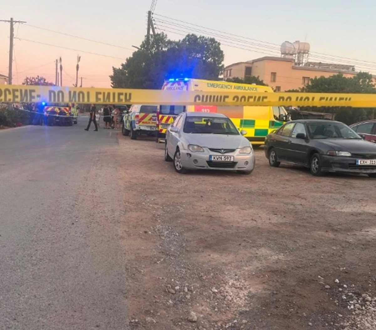 Immagine del luogo dove sarebbe stata parcheggiata l’auto vicino all’abitazione