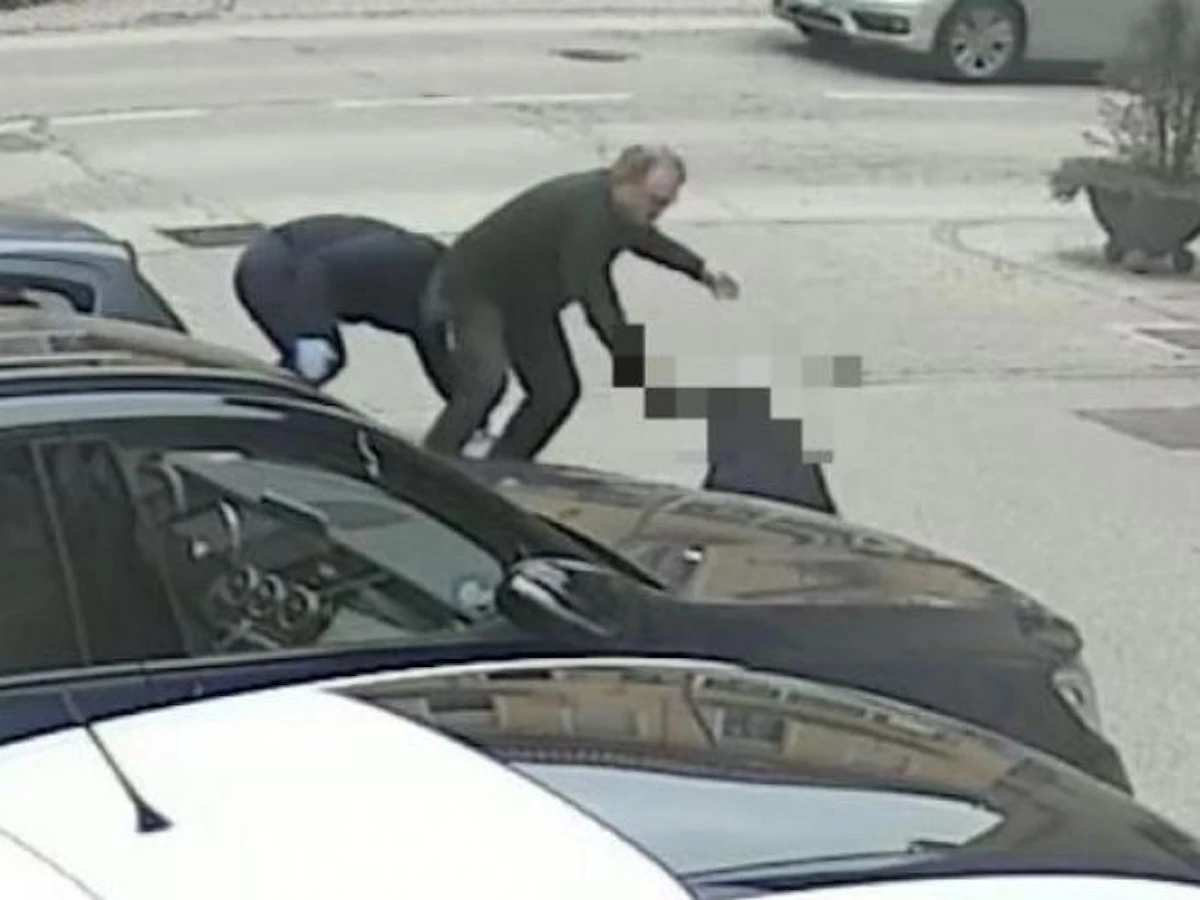 Immagine riferita alla rapina nella gioielleria di Grinzane Cavour