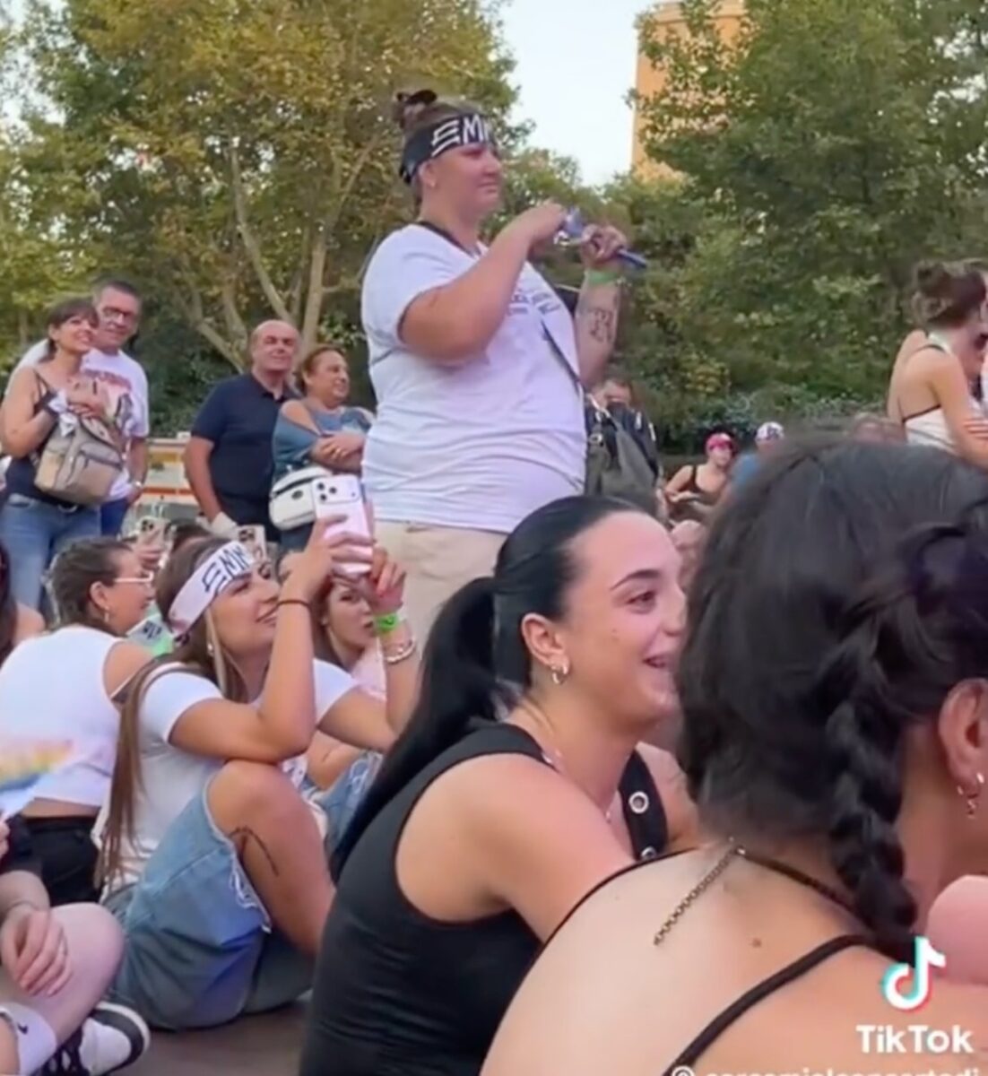 Sabrina Soussi al concerto di Emma