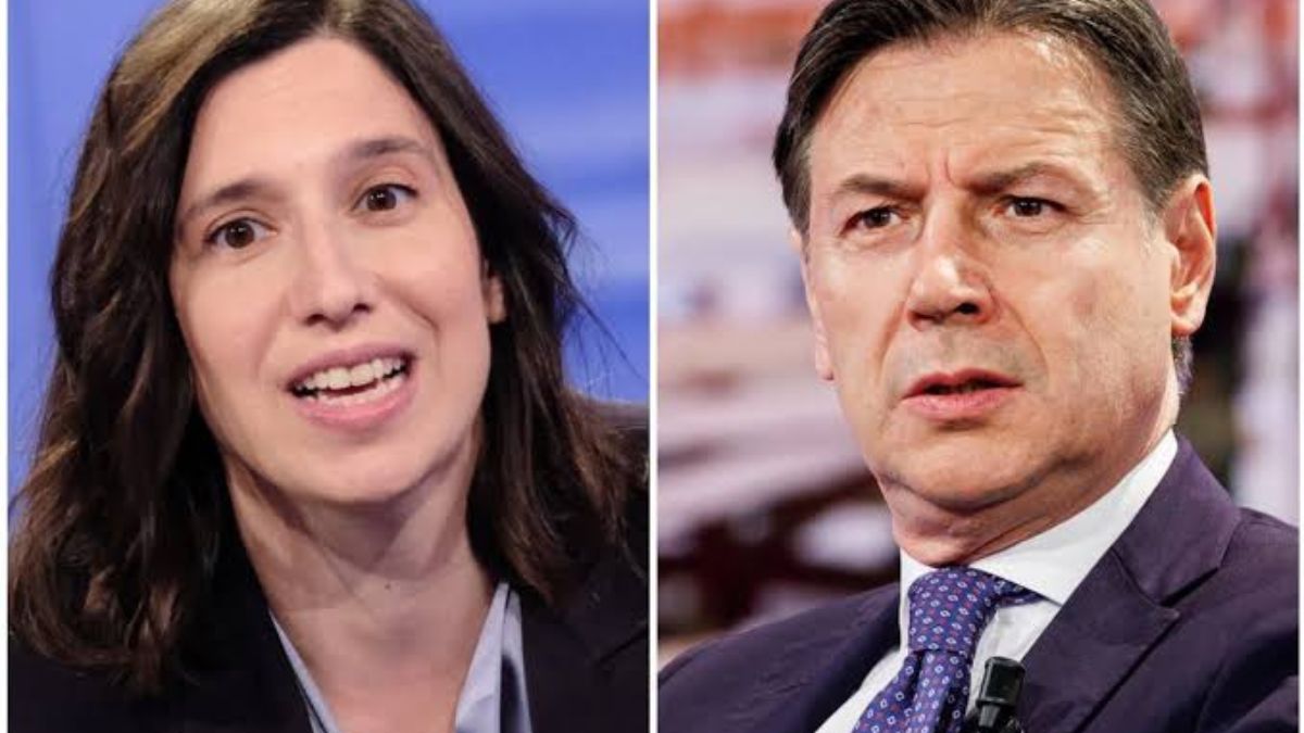 Giuseppe Conte ed Elly Schlein
