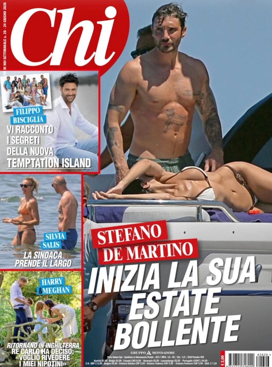 Stefano De Martino e Gilda Ambrosio sorridenti