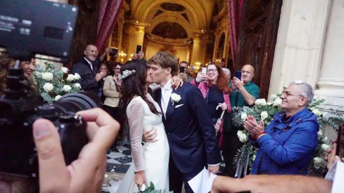 Giorgia Cardinaletti e Francesco Bechis matrimonio