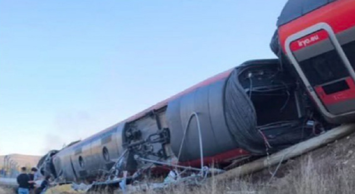 Mappa del luogo dell'incidente ferroviario