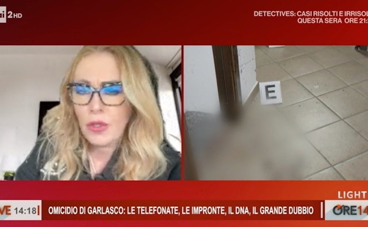 Chiara Poggi, Roberta Bruzzone parla a Ore 14