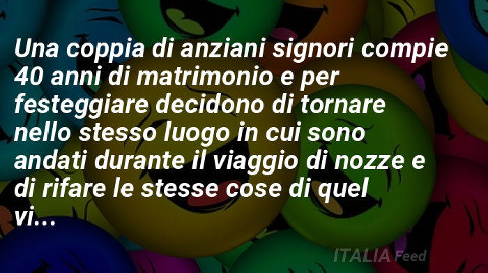 L Anniversario Barzelletta